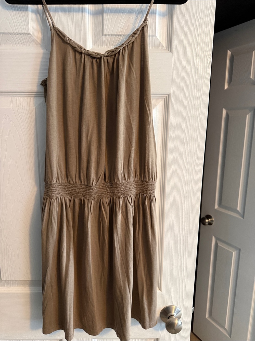 Women’s dress breaded neck line